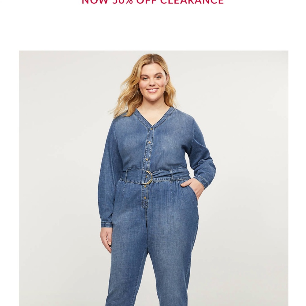 Lane bryant denim jumper - Picture 4 of 4